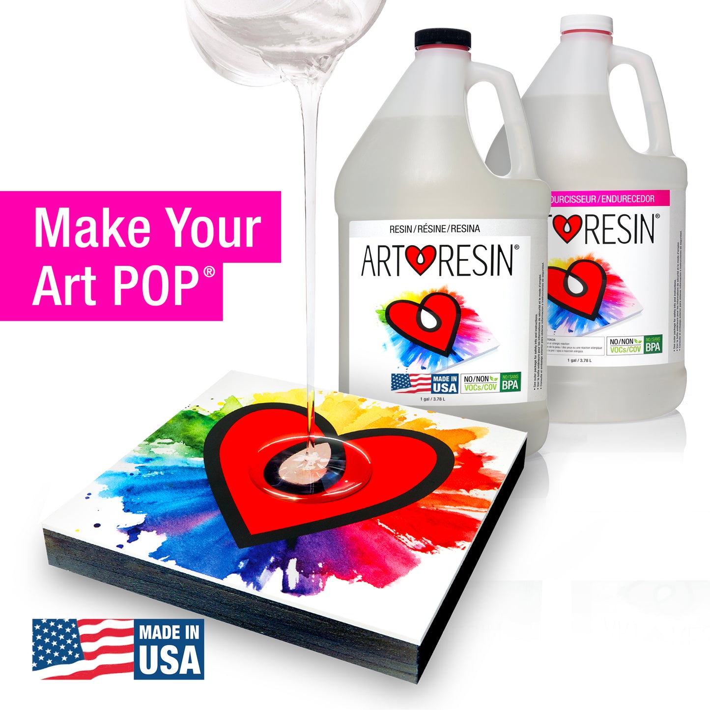 7.57 L (2 gal) ArtResin - Epoxidharz