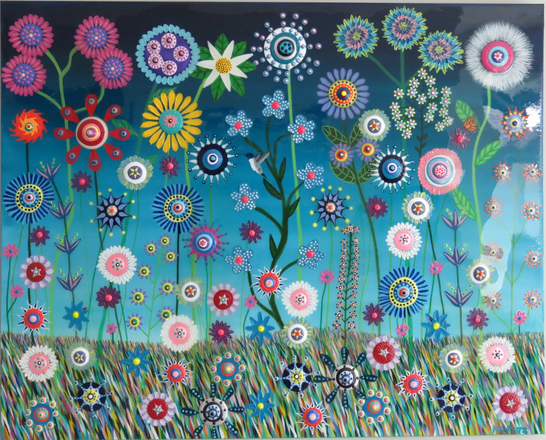 Ich überziehe alle meine Gemälde mit Kunstharz. Das verleiht ihnen ein sehr professionelles Finish und erzeugt einen echten Wow-Effekt.